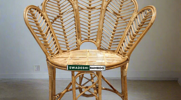Nature-Inspired Comfort: Handcrafted Bamboo Chair for Kids