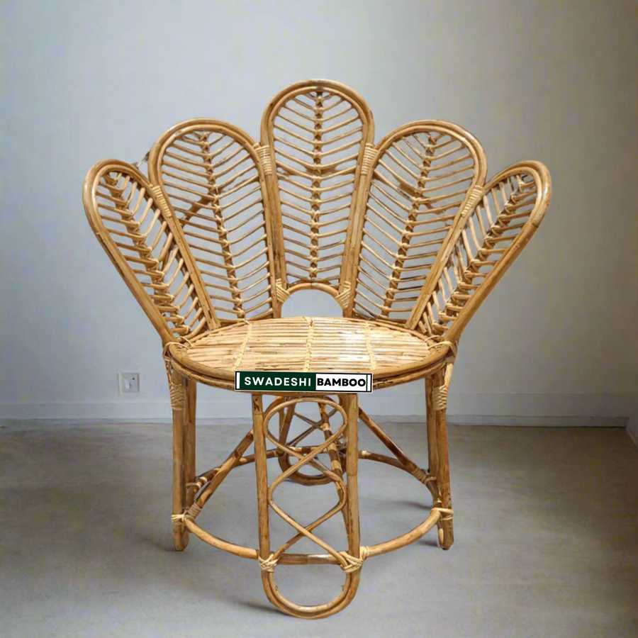 Nature-Inspired Comfort: Handcrafted Bamboo Chair for Kids