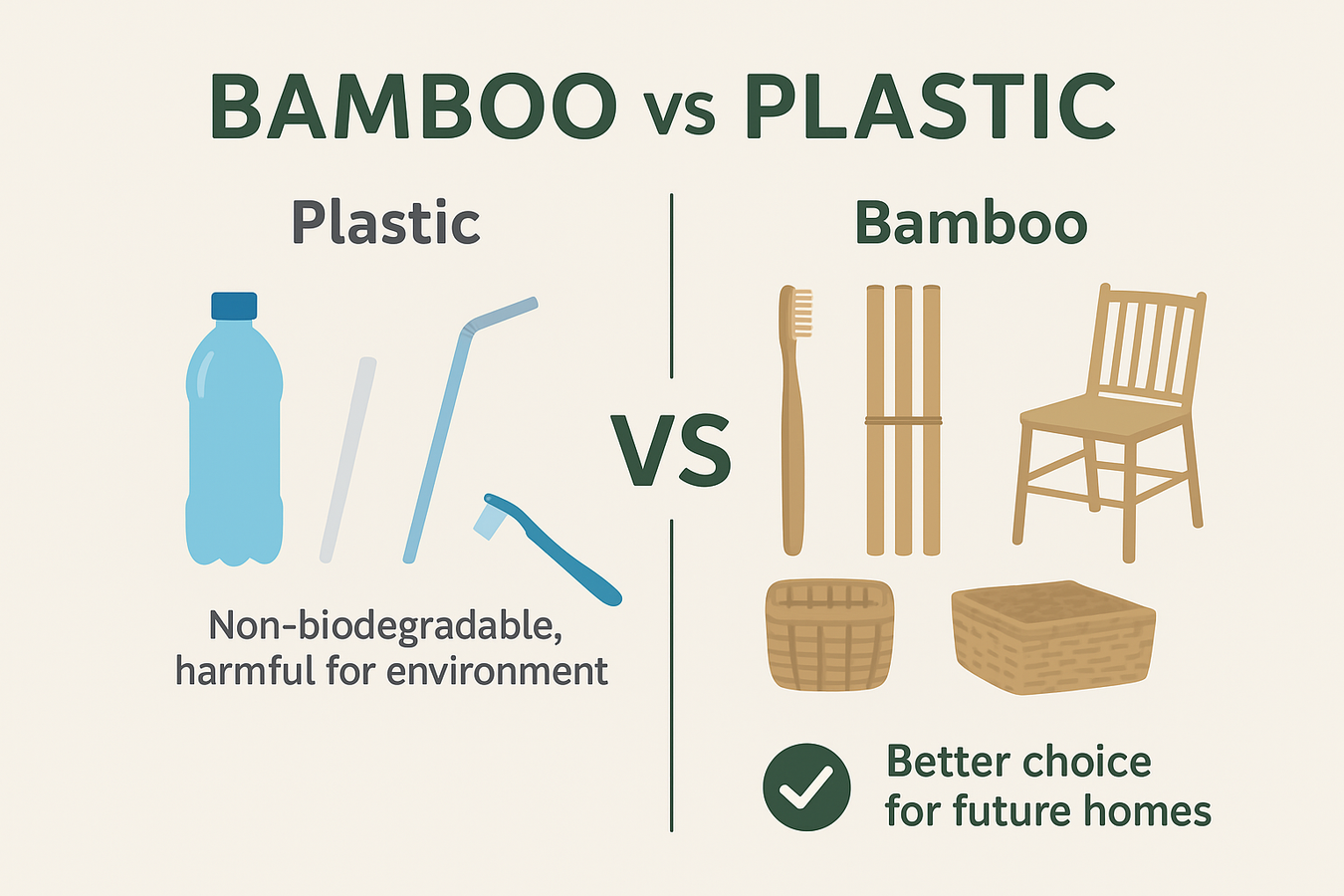 Why Bamboo is Better than Wood or Plastic
