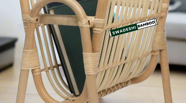 Bamboo Books & Magazines Holder – Lightweight and Eco-Friendly Newspaper Stand