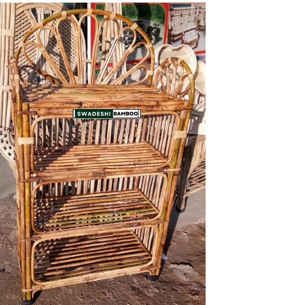 Rattan Cane Books ,Shoes, Clothes, Multipurpose Rack