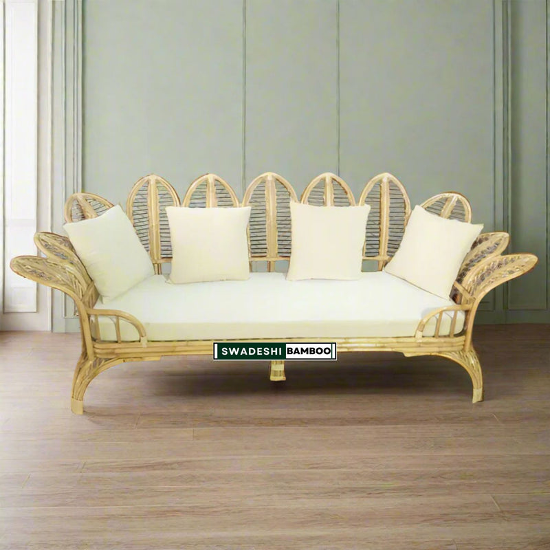 3 Seater Wedding Cane sofa Set