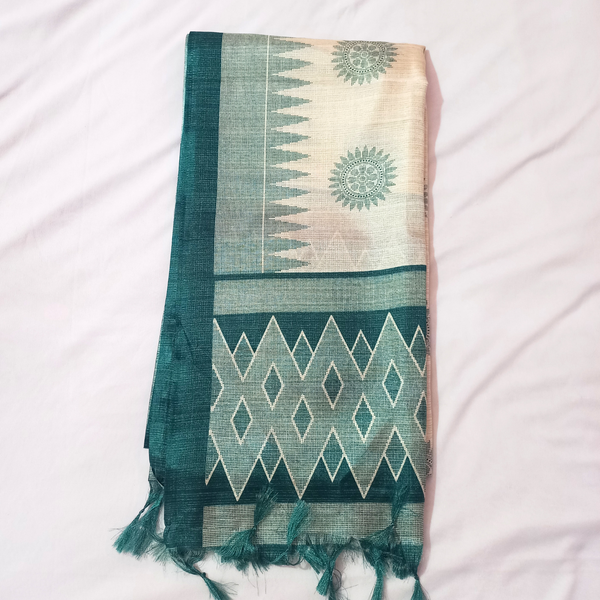 Block print Bamboo Art Silk Dupatta I Women's Printed Dupatta