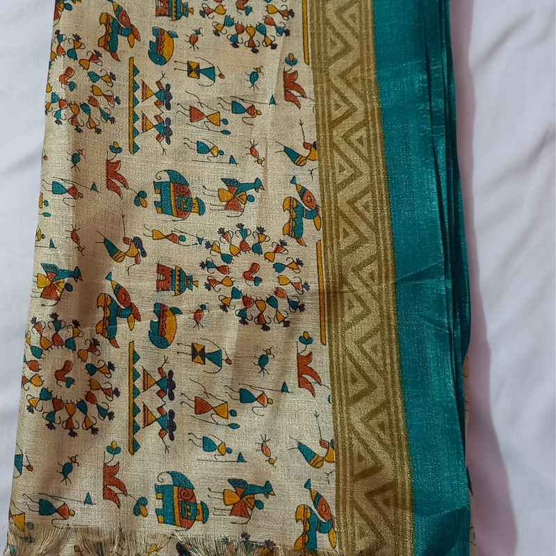 Handloom Art Silk Women's Printed Dupatta