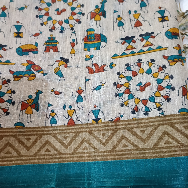 Handloom Art Silk Women's Printed Dupatta