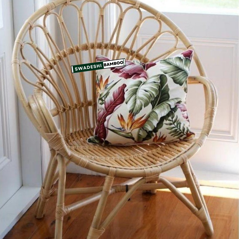 Bamboo Modern Chair with Cushion