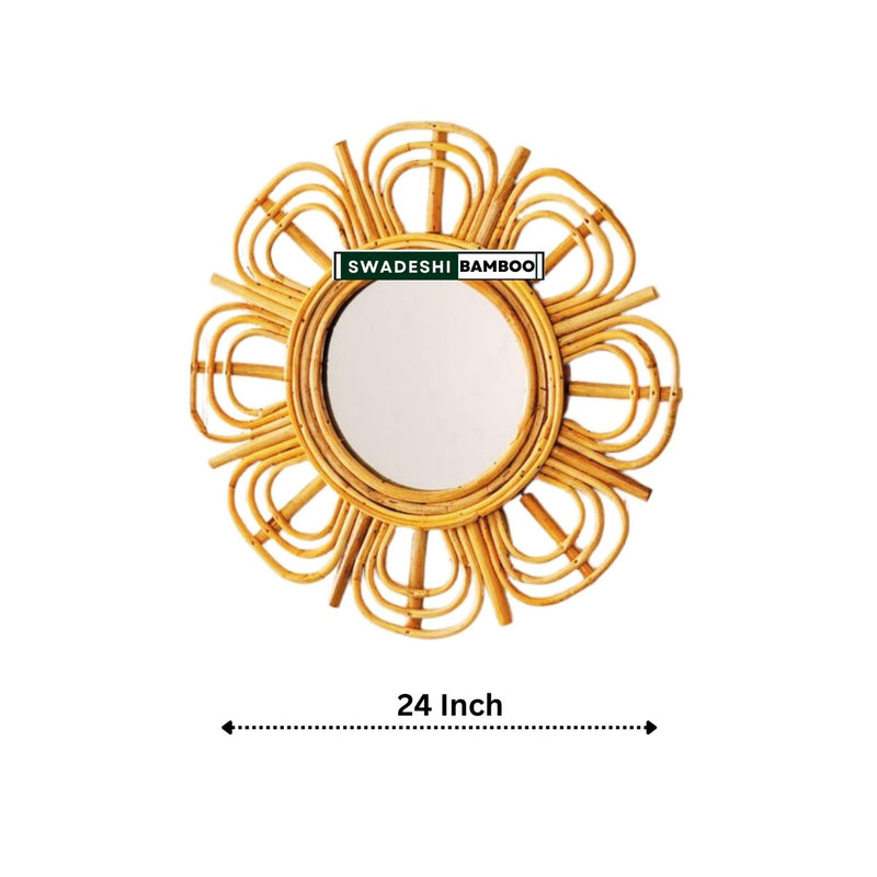 Bamboo boho mirror img