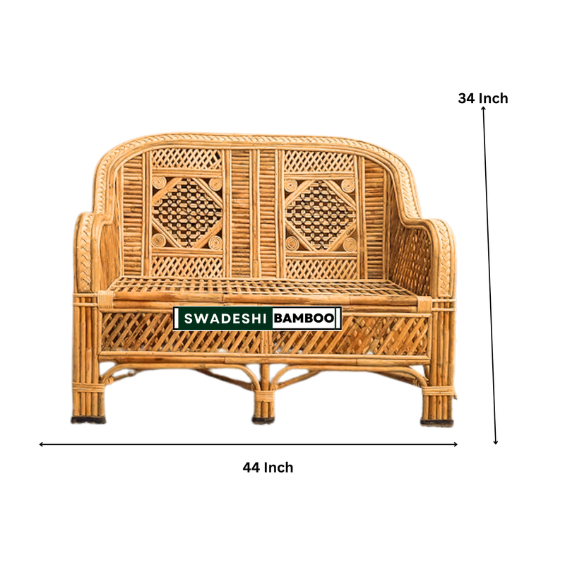 Bamboo sofa set img