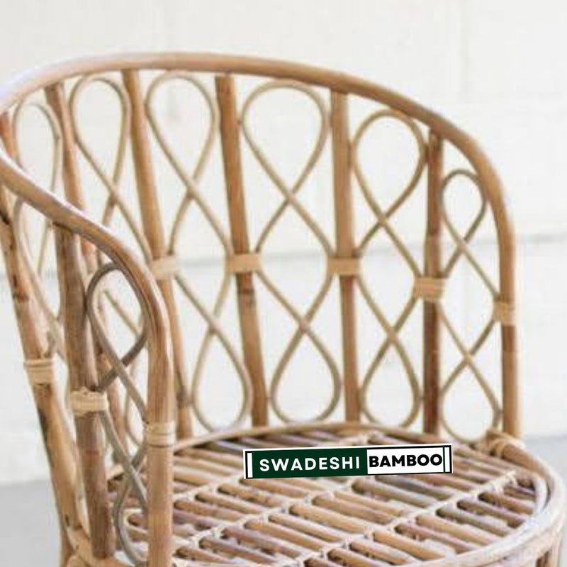 Cane Arm Back mudda Chair