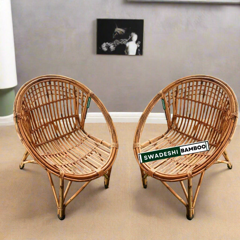 Cane Rattan circle Chair