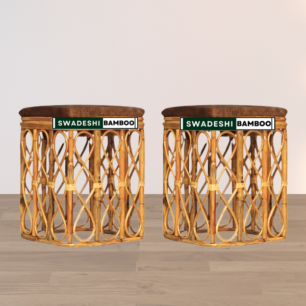 Cane muda with cushion