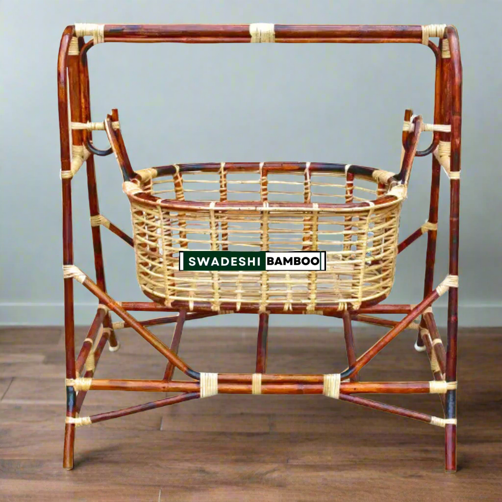Cane Bamboo Baby Bamboo Cradle Rattan Baby Cradle I Kids Bamboo