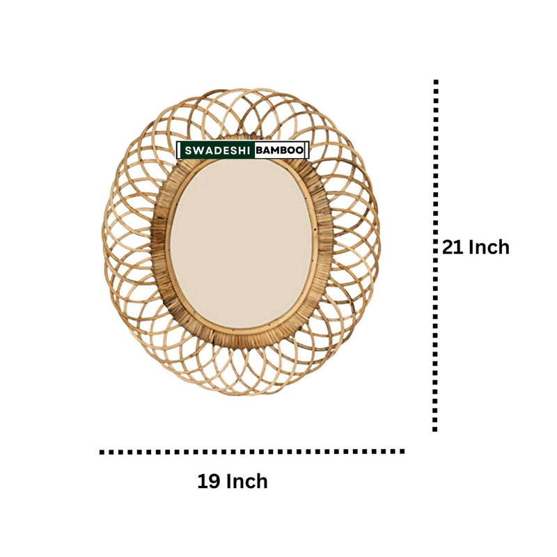 Oval shaped Mirror
