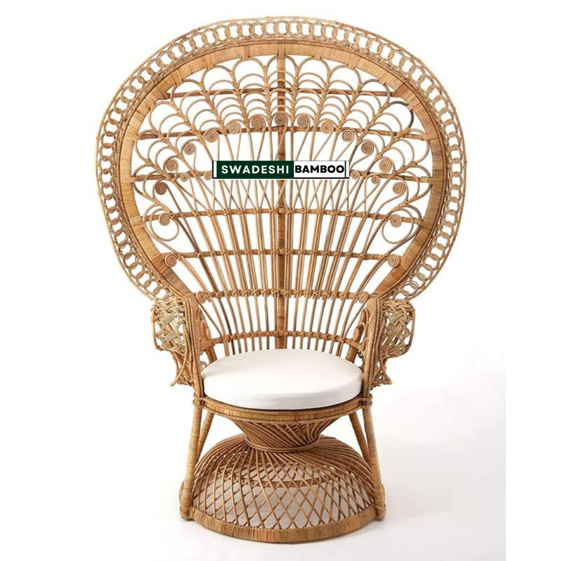Vintage Peacock Chair for Living Room