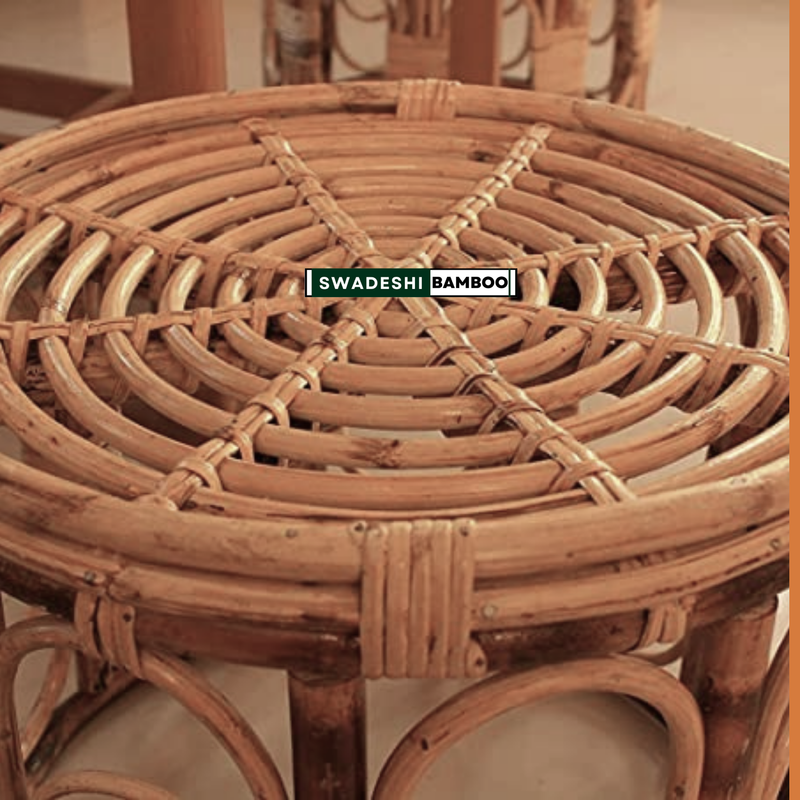 Wooden Bamboo Stool