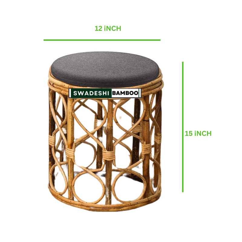 bamboo cane stool muda