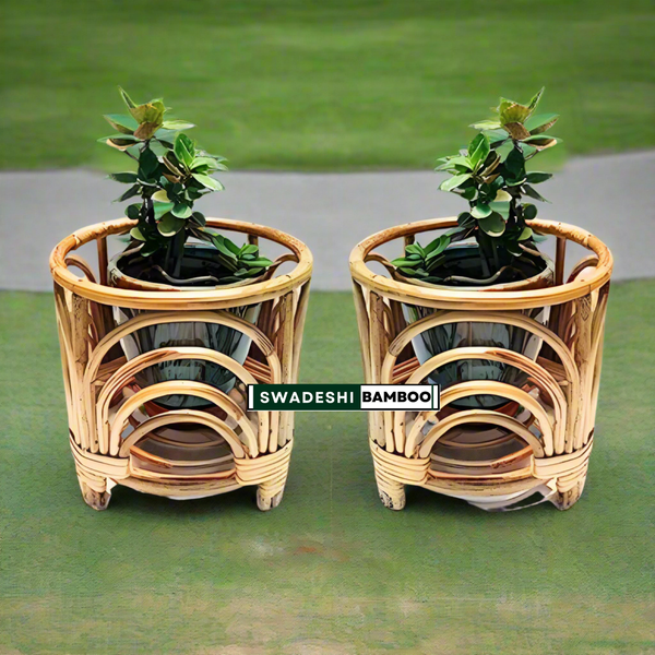 bamboo planter (pack of 2)