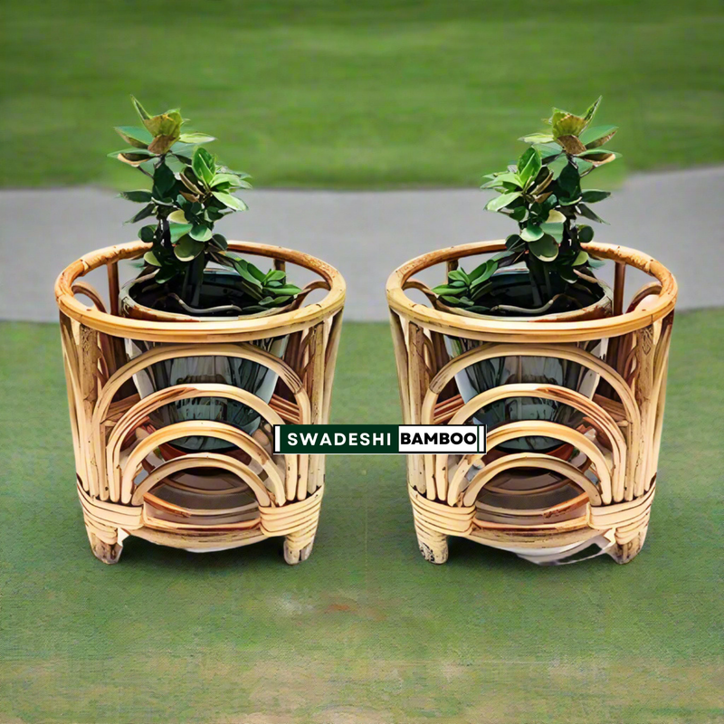 bamboo planter (pack of 2)