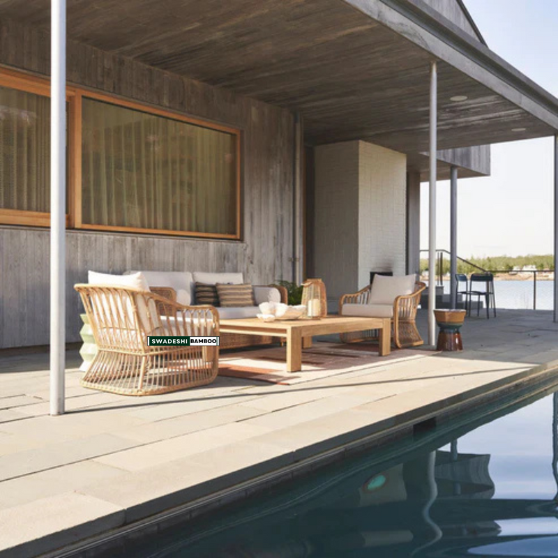 bamboo rattan chair