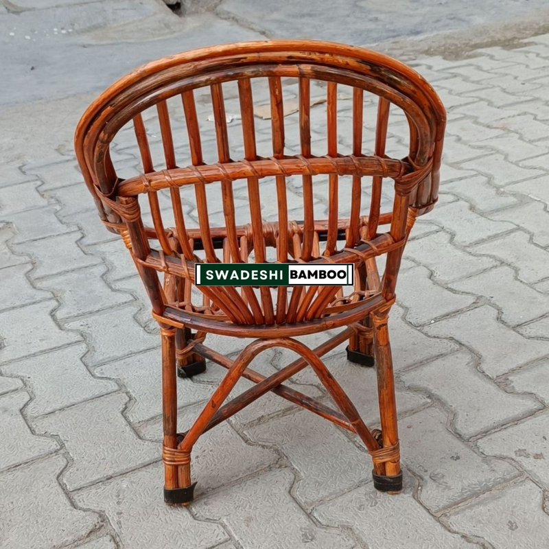 wooden bamboo chair for kids