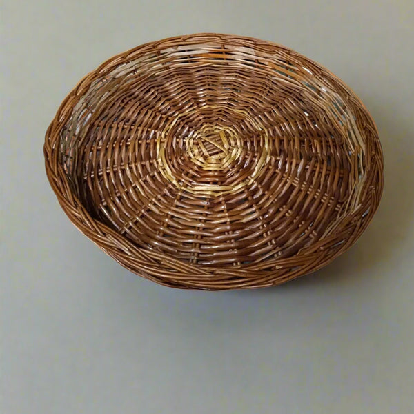 Bamboo Large Basket Cane bamboo wicker Gift Packing Dryfruit Basket - swadeshibamboo