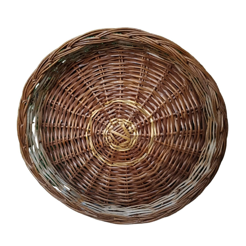 Bamboo Large Basket Cane bamboo wicker Gift Packing Dryfruit Basket - swadeshibamboo