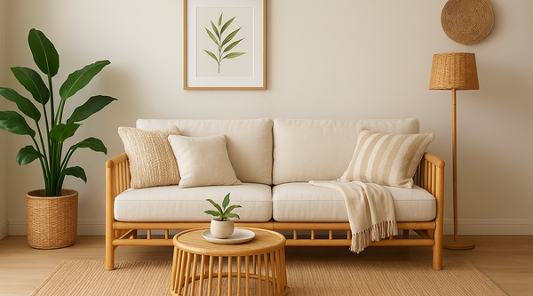 🌿 5 Ways a Bamboo Sofa Can Transform Your Living Room
