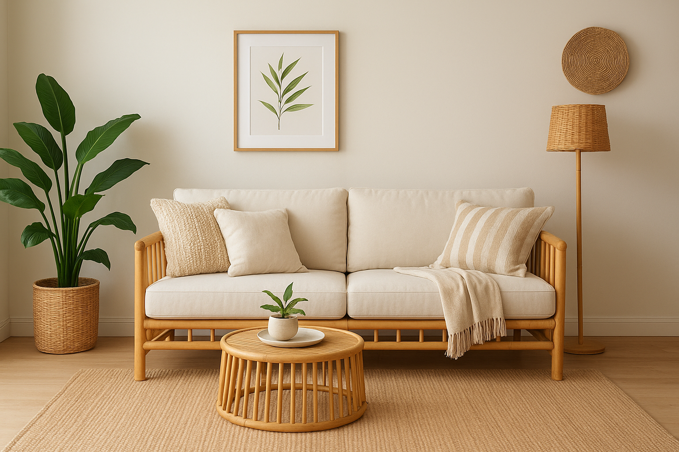 🌿 5 Ways a Bamboo Sofa Can Transform Your Living Room