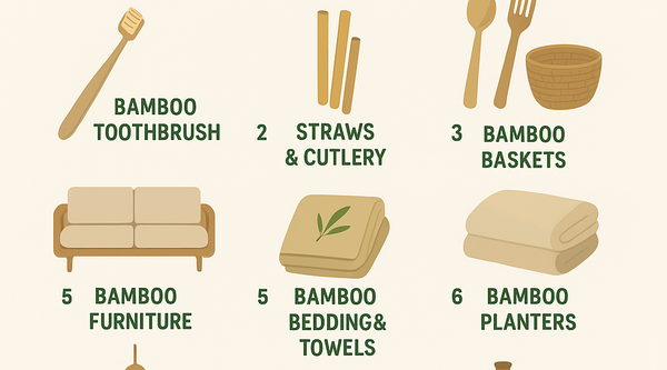 🌱 Top 10 Bamboo Products That Can Make Your Home Eco-Friendly