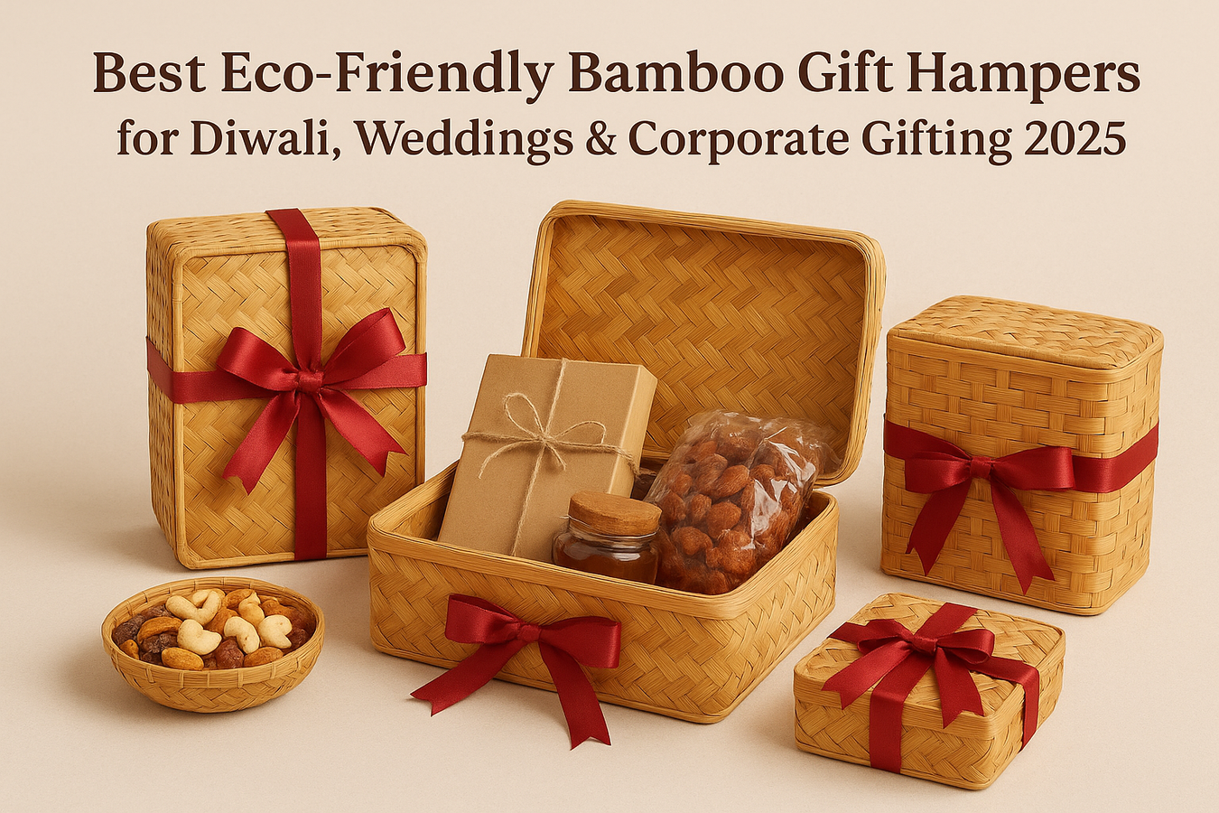 Best Eco-Friendly Bamboo Gift Hampers for Diwali, Weddings & Corporate Gifting 2025