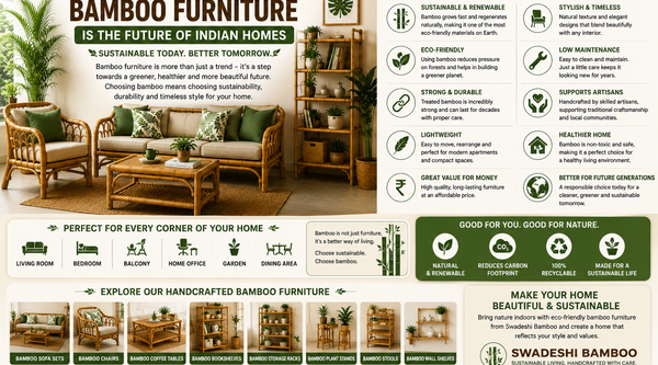 Why Eco-Friendly Bamboo Furniture Is the Future of Indian Homes