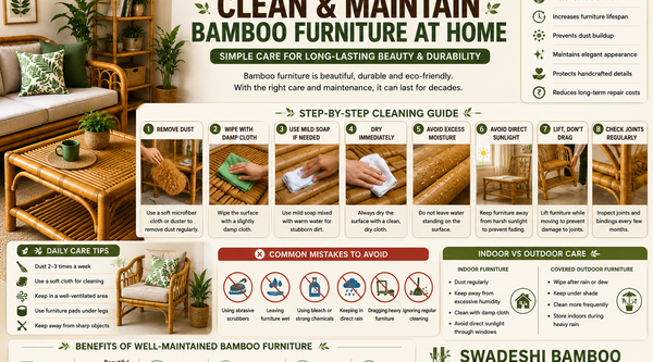 How to Clean and Maintain Bamboo Furniture at Home