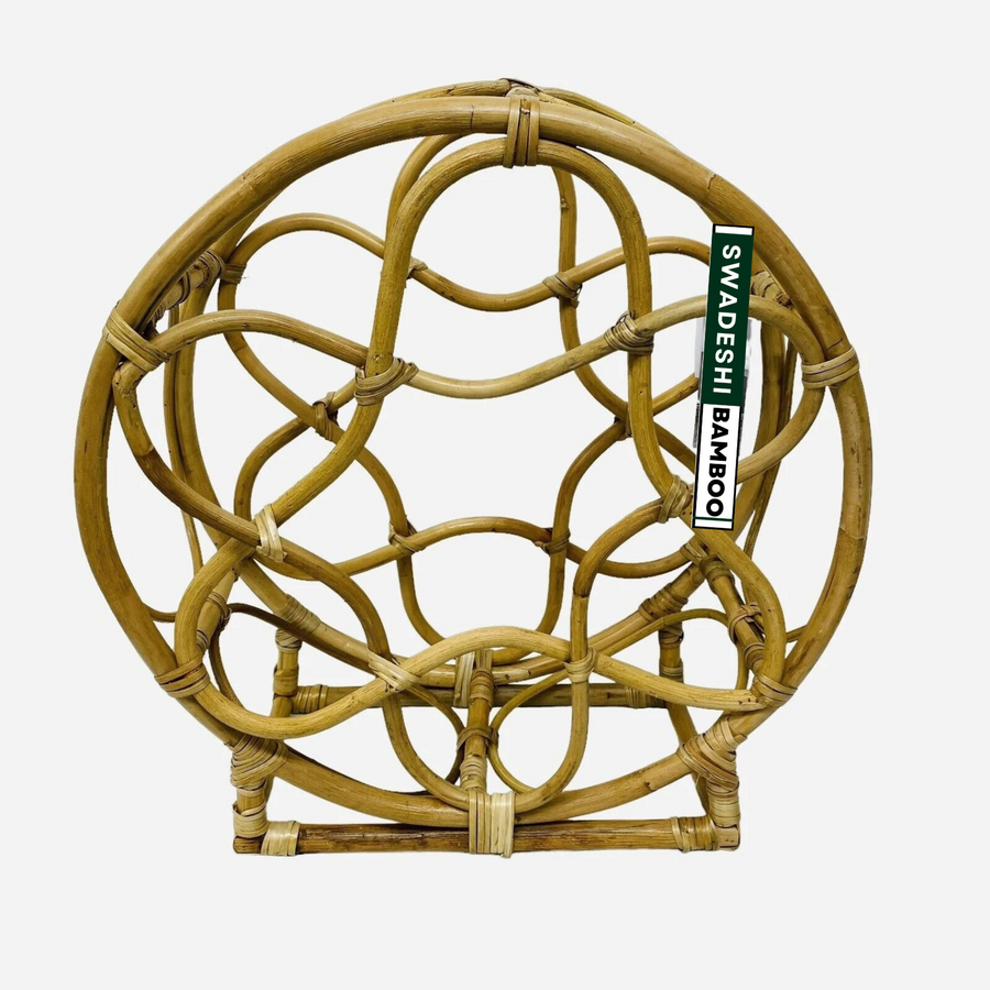 Retro Bamboo Wine Rack – A Sustainable Touch of Elegance for Your Home