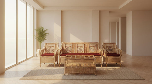 sofa set with table