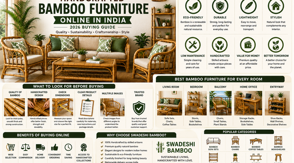 Where to Buy Handcrafted Bamboo Furniture Online in India (2026 Buying Guide)