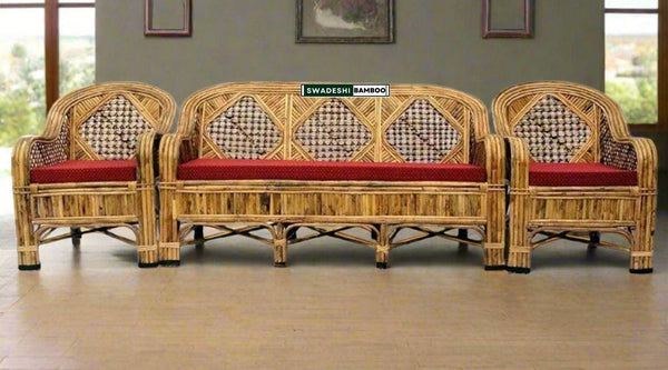 bamboo sofa set 