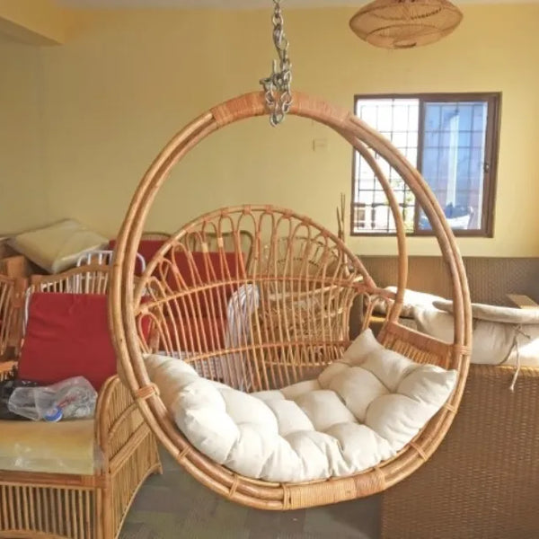 Bamboo Swing Chair for Indoor, Outdoor, Home, Balcony and Garden | Size - Large