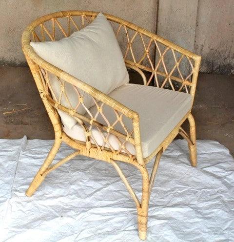 Handcrafted Modern Design Bamboo Cane Chairs - swadeshibamboo