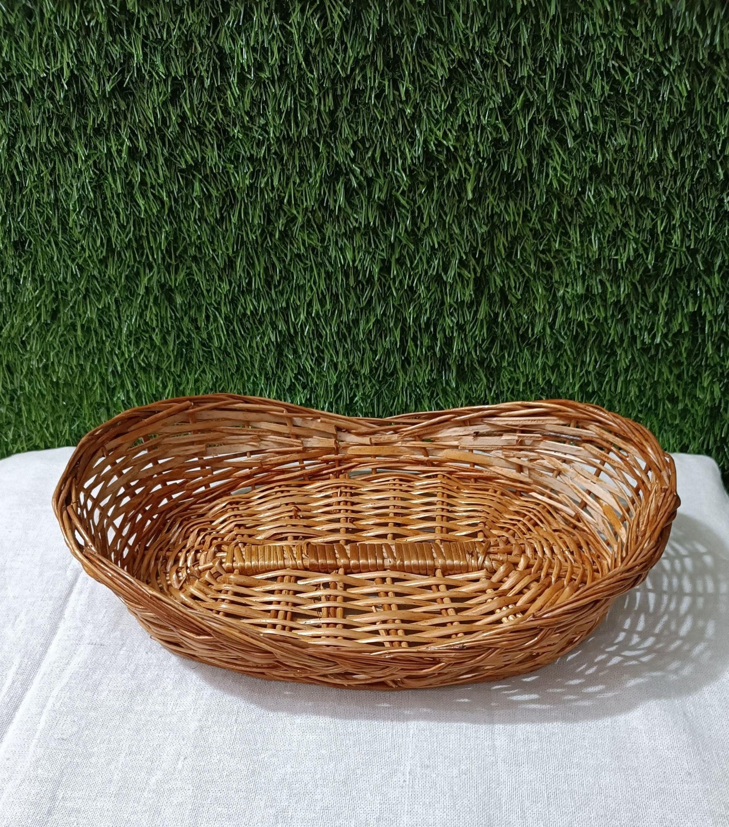 Bamboo Boat Shaped basket - swadeshibamboo