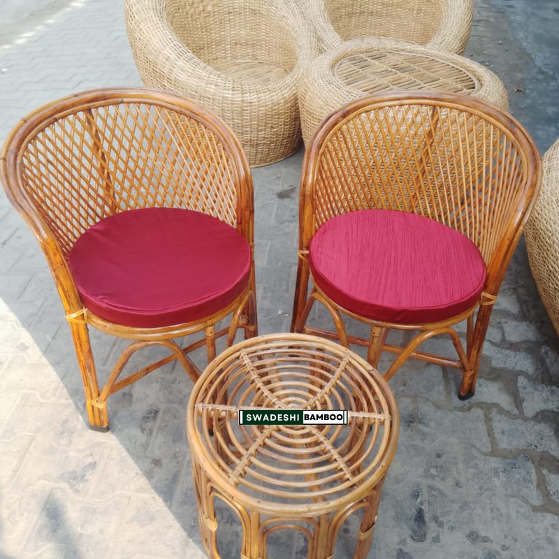 Jali pattern Arm Chair Cane Rattan  for Home, Office, Garden & Balcony