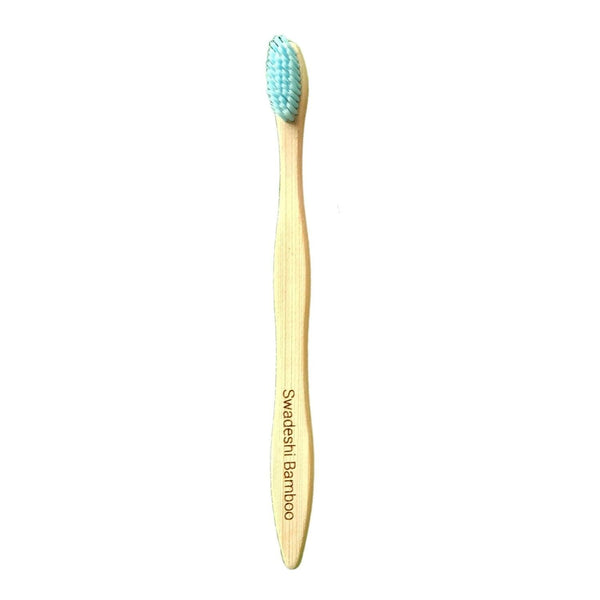 Wooden Bamboo Toothbrush | Pack of 1 | Ultra-Soft Bristles | BPA Free | Biodegradable and Compostable - swadeshibamboo