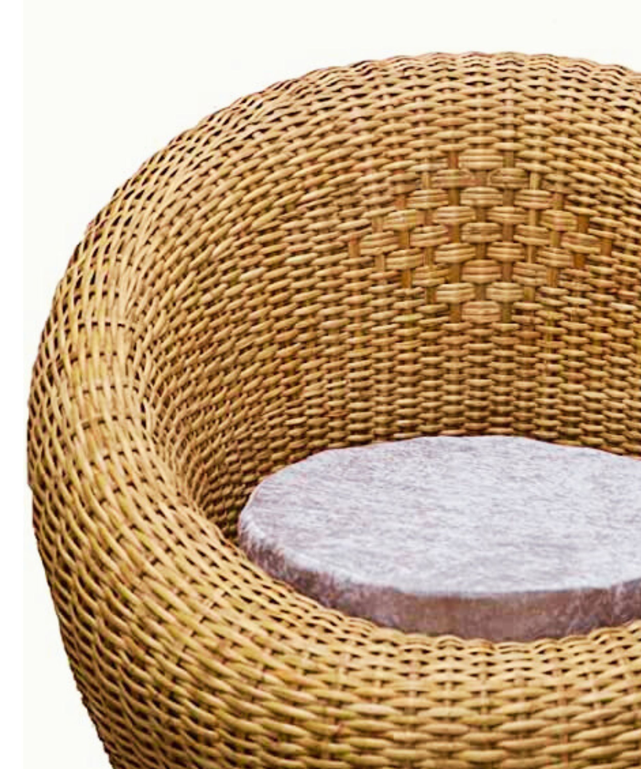 Cane Bamboo Bunai Sofa Chair set of 1