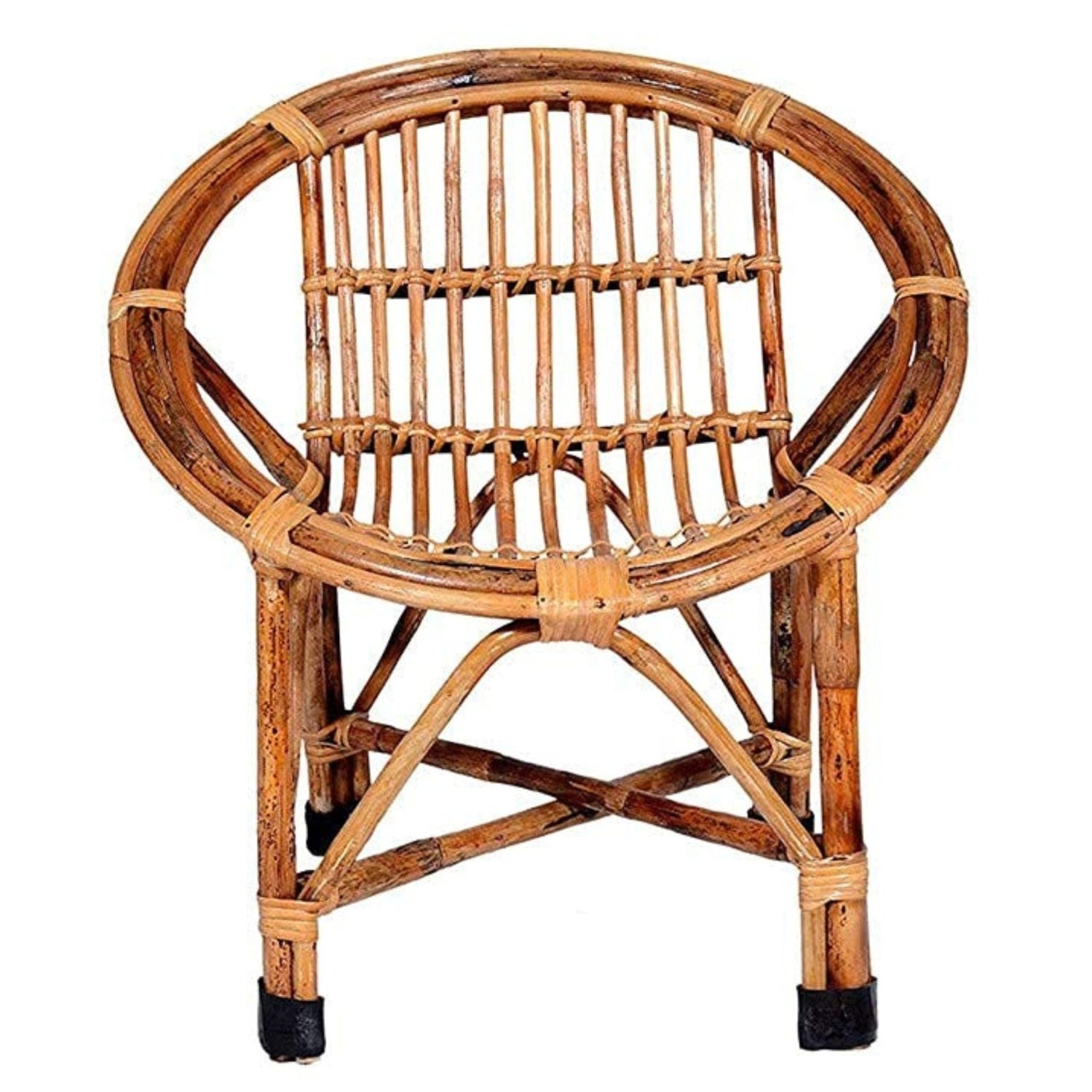 Wooden Bamboo Cane Chair for 2 Year to 12 Year for Kids Room