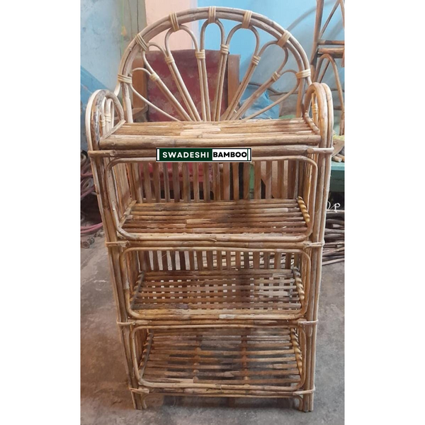Rattan Cane Books ,Shoes, Clothes, Multipurpose Rack
