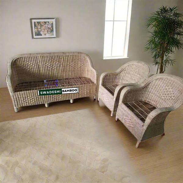 Modern design weaving bamboo cane sofa  