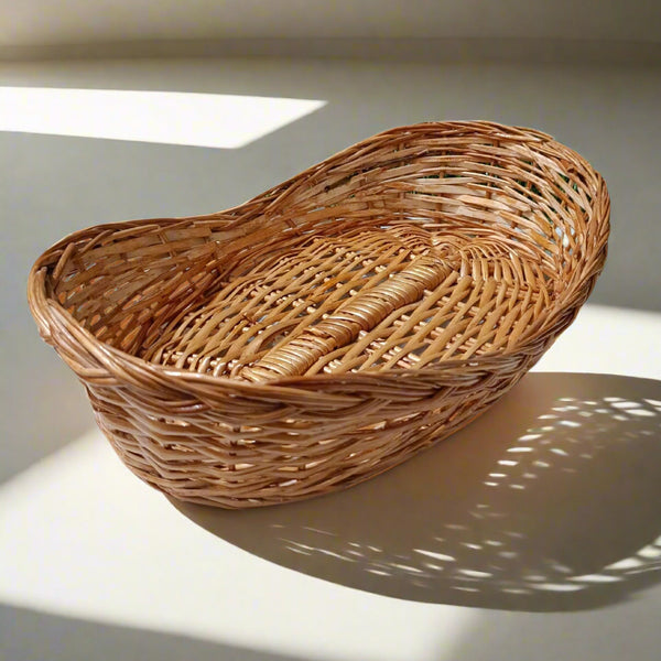 Bamboo Boat Shaped basket - swadeshibamboo