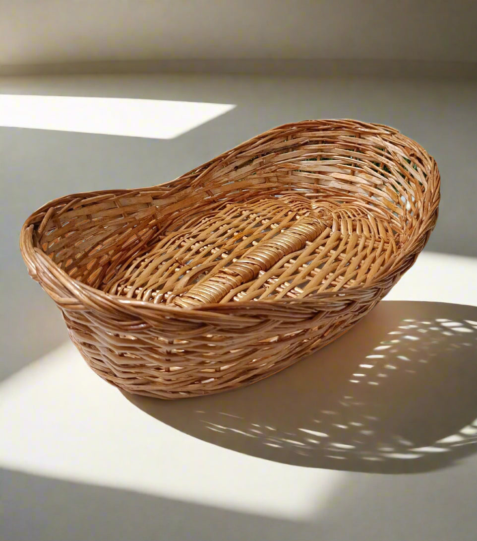 Bamboo Boat Shaped basket - swadeshibamboo