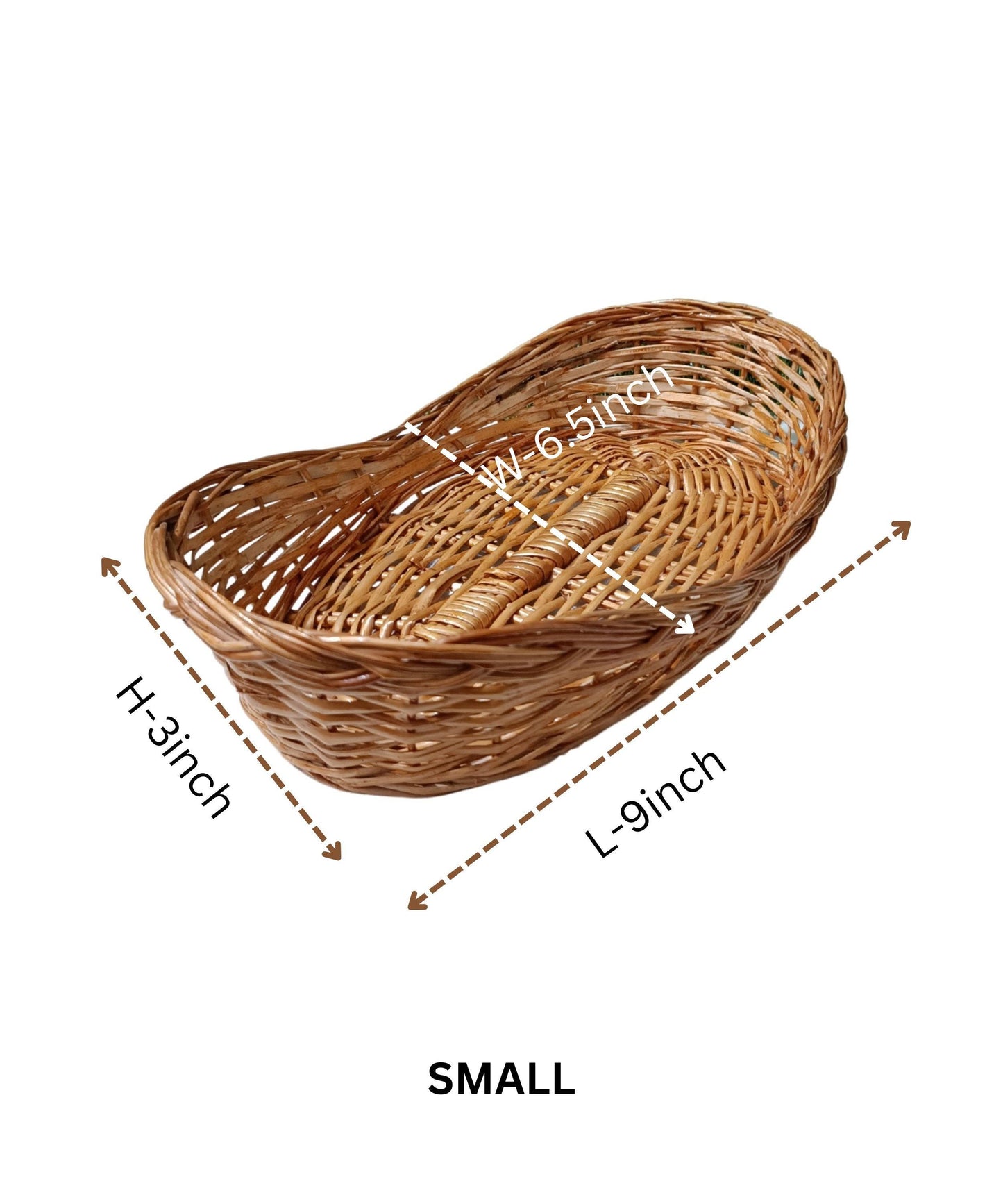 Bamboo Boat Shaped basket - swadeshibamboo