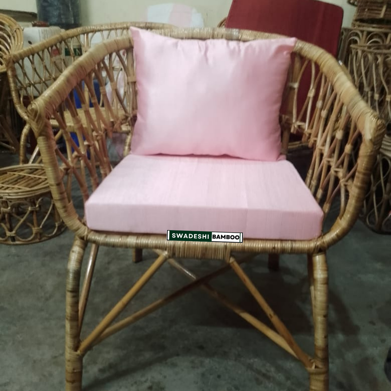 Handcrafted Modern Design Bamboo Cane Chairs