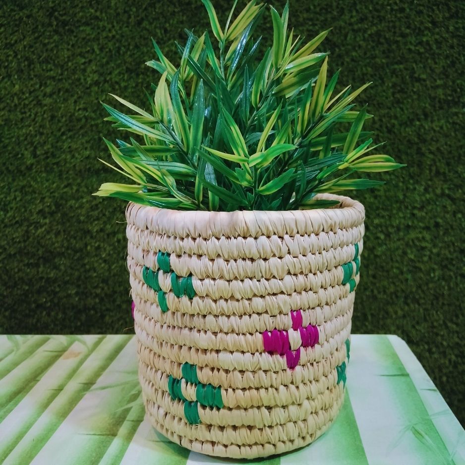 Handcrafted Sabai Grass Planter